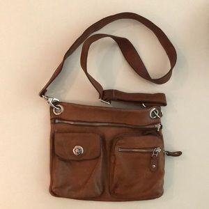 Roots Leather Crossbody bag